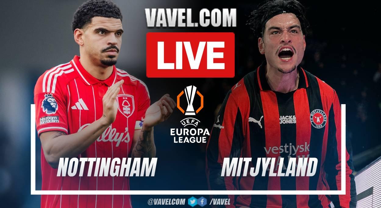 Goal and Highlight Nottingham 0-1 Mitjylland in UEFA Europa League