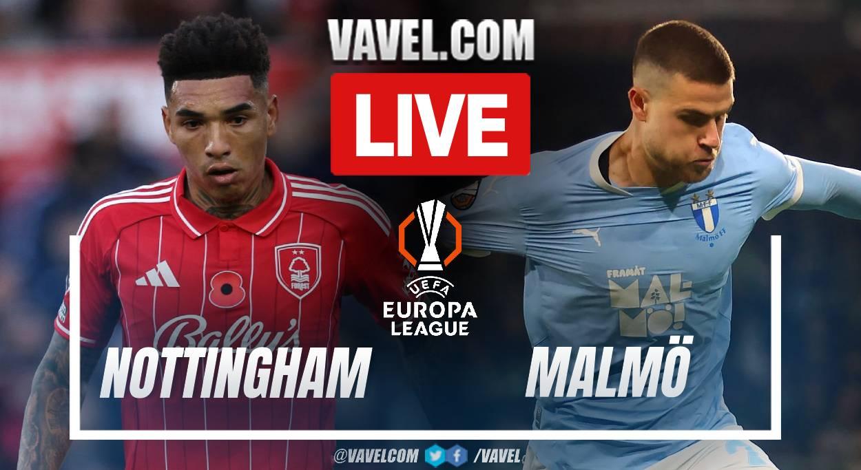 Nottingham vs Malmö LIVE Score Updates in UEFA Europa League Match