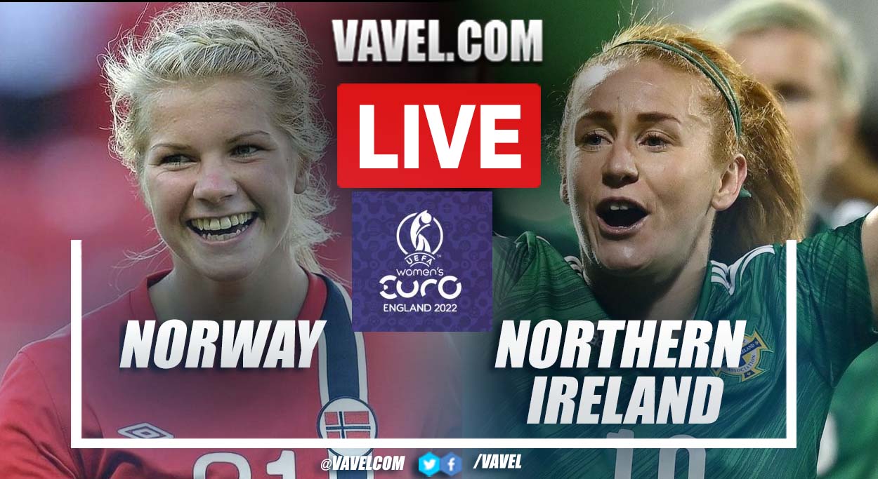 Summary and highlights of Norway 4-1 Northern Ireland at Women's EURO 2022