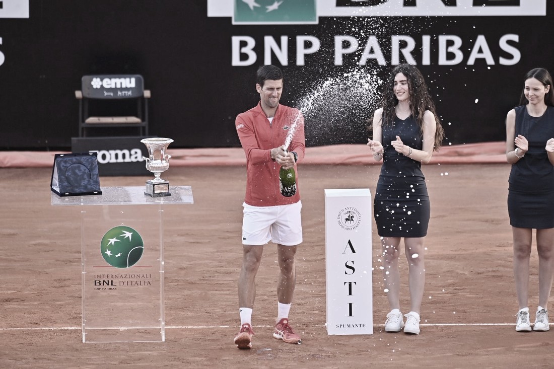 Novak Djokovic vuelve a conquistar Roma