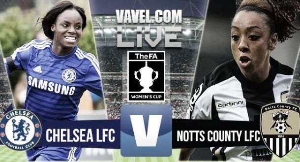 Chelsea Ladies - Notts County Ladies Result in the FA Women's Cup Final 2015 (1-0)