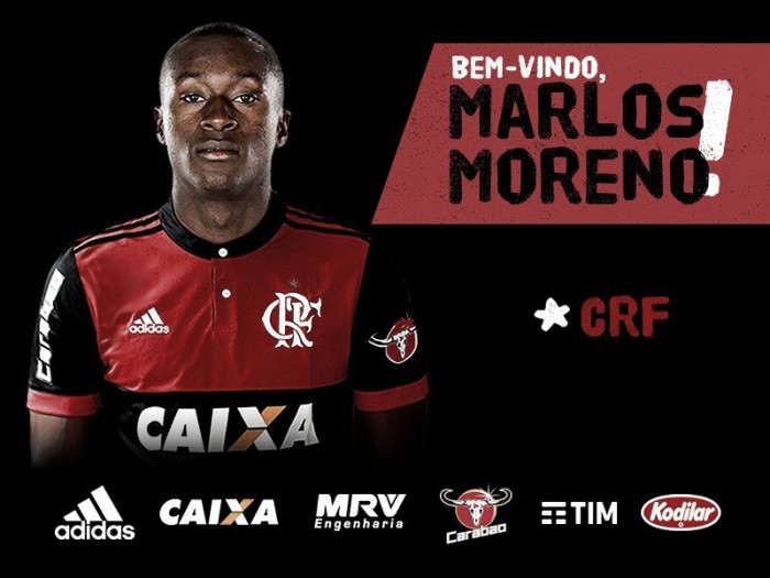 Primeiro reforço: Flamengo acerta empréstimo com Marlos Moreno para 2018
