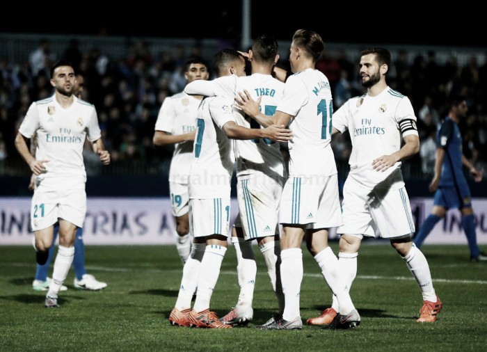 Fuenlabrada – Real Madrid, puntuaciones del Madrid, partido de ida en dieciseisavos Copa del Rey 2017/18