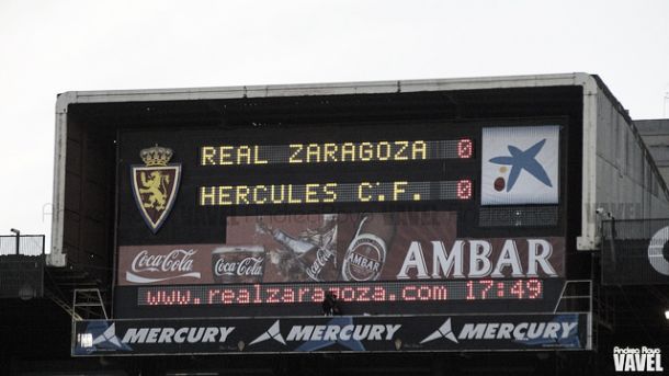 Fotos e imágenes del Real Zaragoza - Hércules CF de la jornada 22 de la Liga Adelante