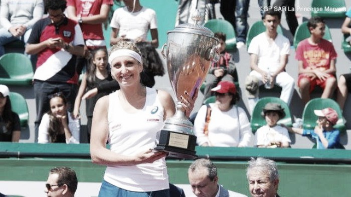 WTA Rabat: Timea Bacsinszky defeats Marina Erakovic to win title