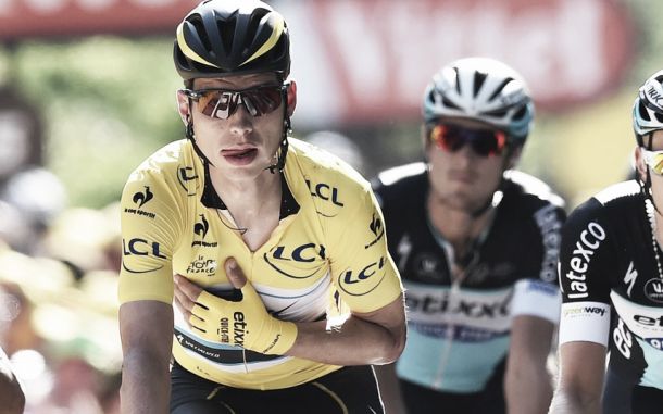 Tony Martin dice adiós al maillot amarillo y al Tour de Francia