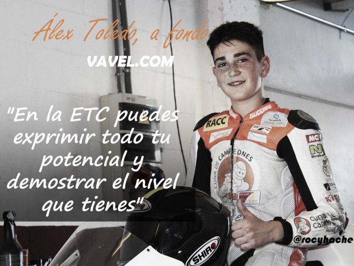 Álex Toledo, a fondo: "Mi sueño, llegar al Mundial de Motociclismo"
