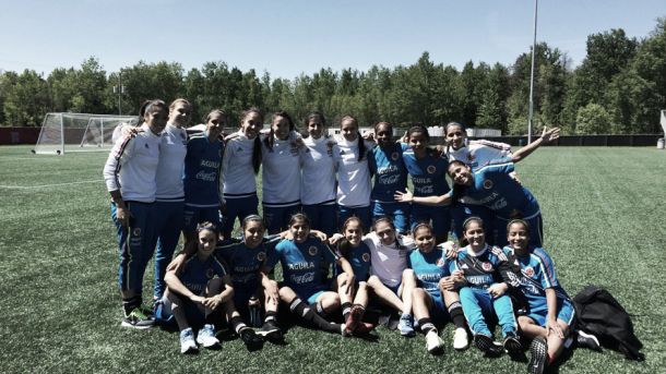 Colombia Femenina cumplió con su segundo día de trabajos en Canadá Colombia Femenina cumplió con su segundo día de trabajos en Canadá
