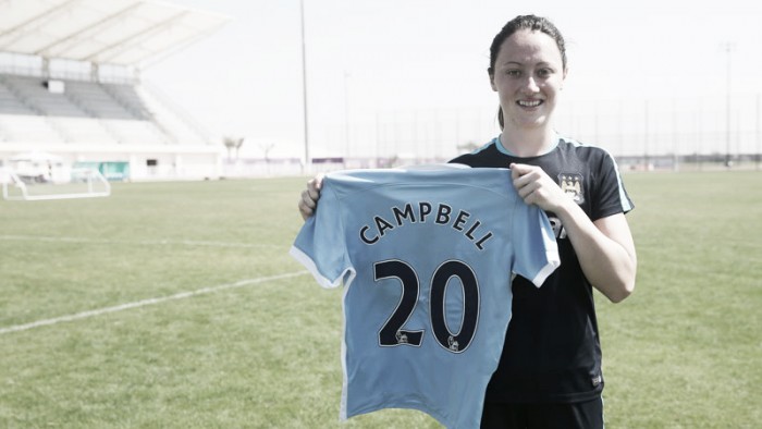 Ireland international Campbell joins Manchester City Women
