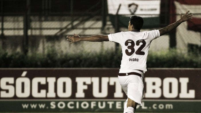 Herói, Pedro comemora gol como profissional: "Espero que seja o primeiro de muitos"