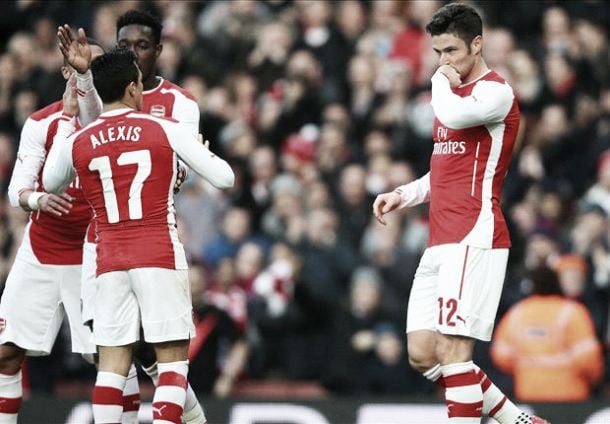 Arsenal 2-0 Middlesbrough: Giroud brace advances Arsenal to quarter-finals
