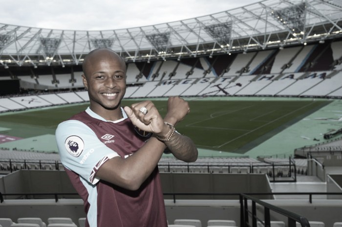 West Ham complete Andre Ayew signing for club record fee