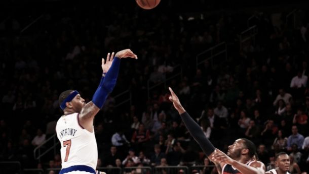 Los Knicks vencen a los Wizards en un partido con sabor a Playoffs