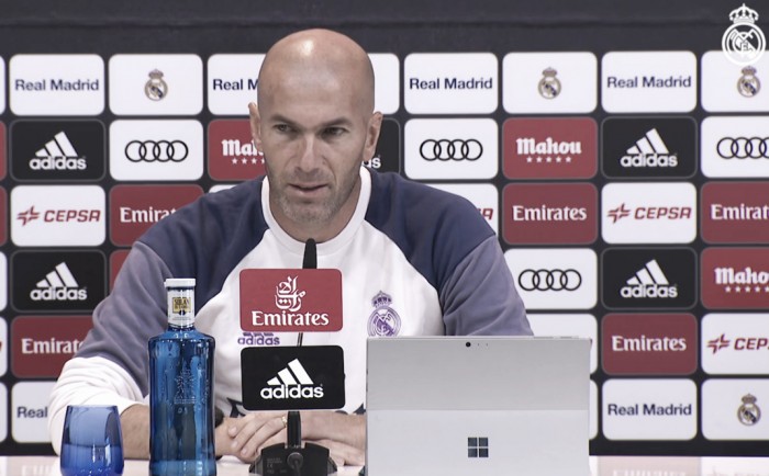 Zidane: "La Copa nos hace mucha ilusión"