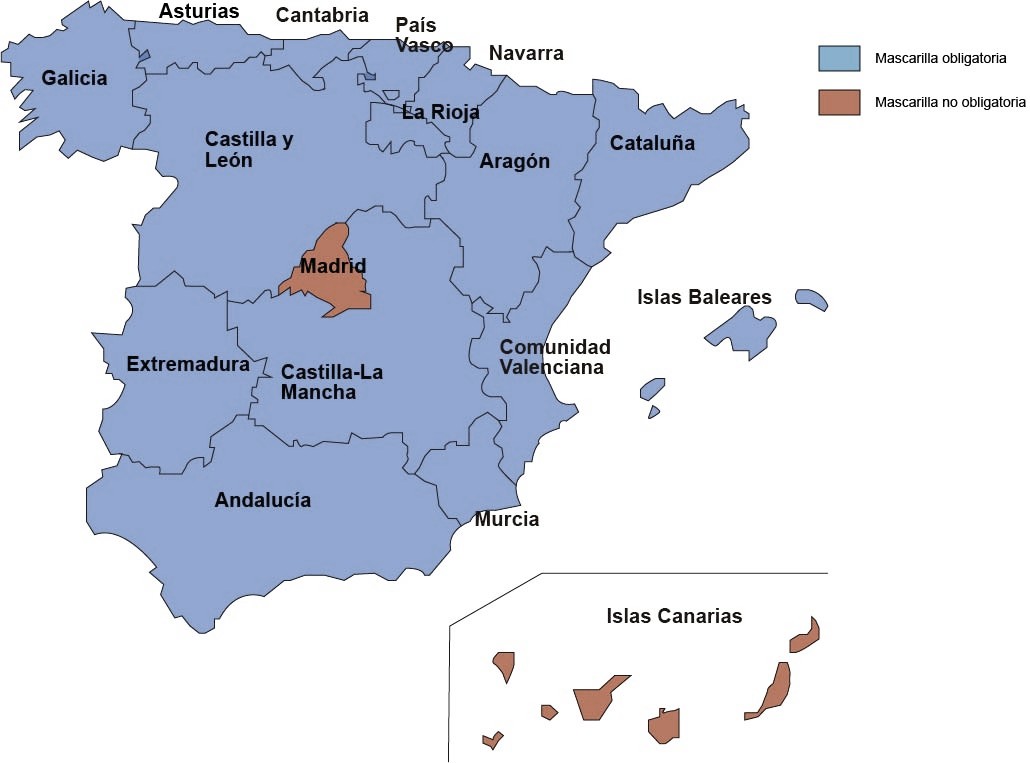 Canarias y Madrid no van a la moda