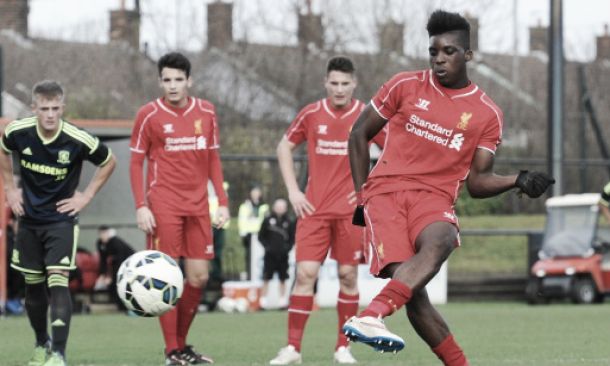 Liverpool U18s 4-1 Middlesbrough U18s: Canos, Wilson and Ojo inspire young Reds to victory over league leaders