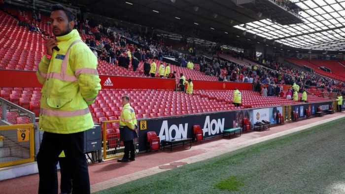 Suspendido el United - Bournemouth tras amenaza de bomba en Old Trafford