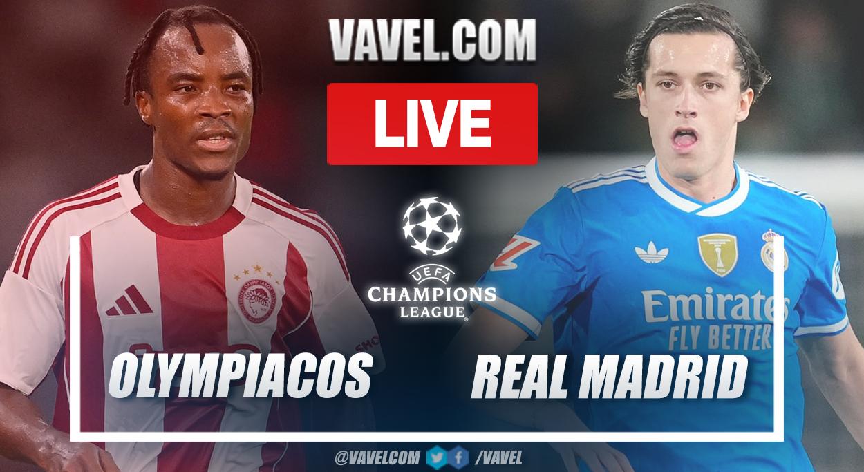 Highlights and Goals of Olympiacos 3-4 Real Madrid in 2025-26 UEFA Champions League