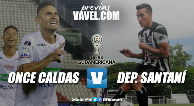 Previa Once Caldas vs Deportivo Santaní: por la clasificación en la Copa Sudamericana 