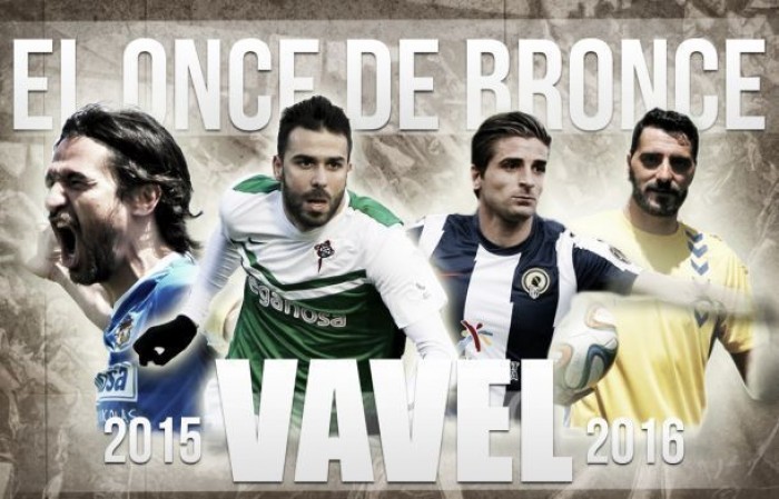 Once de Bronce: Segunda División B, jornada 33