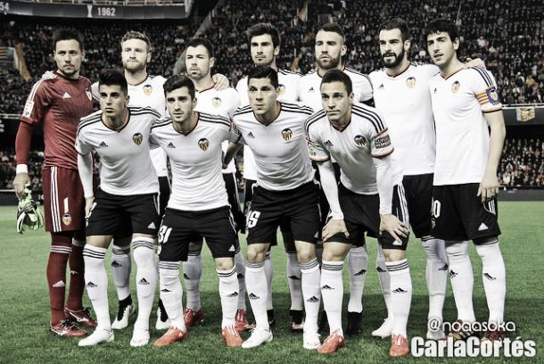 Málaga - Valencia: puntuaciones del Valencia, jornada 21 de Liga BBVA