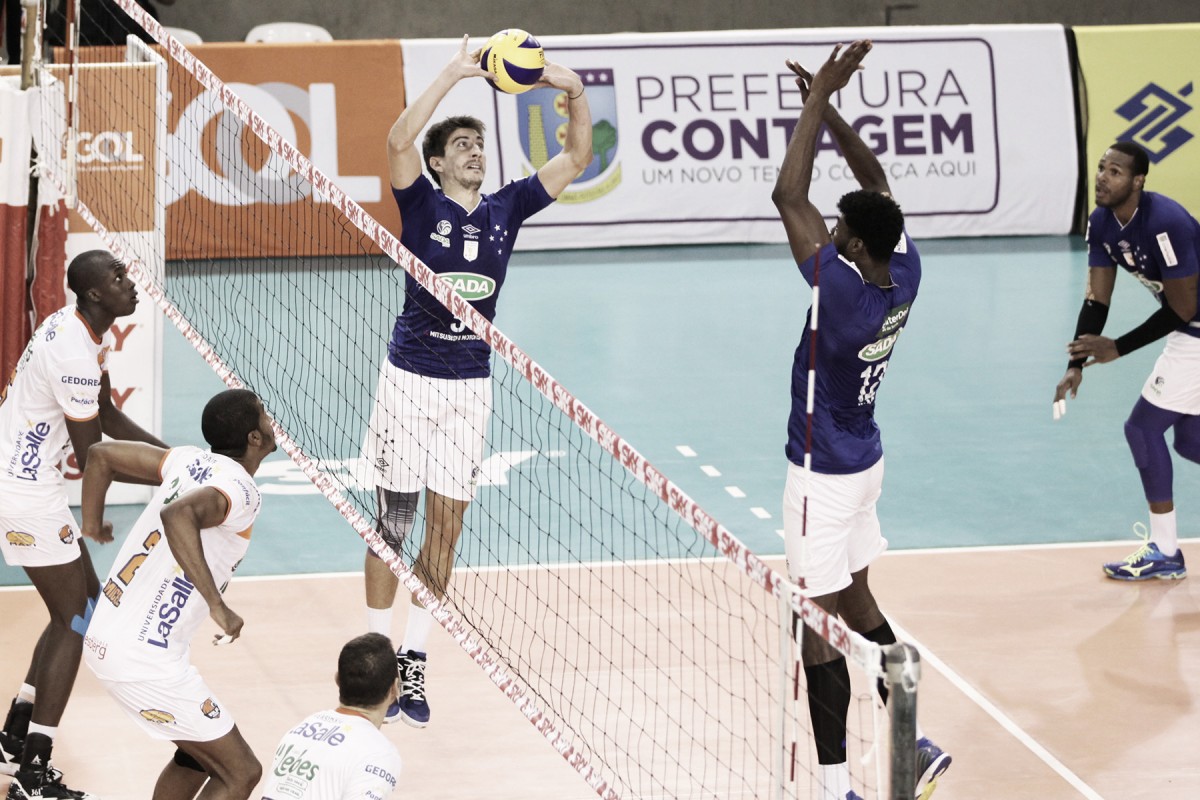 Em busca do hexa, Sada Cruzeiro abre playoffs da Superliga Masculina contra Lebes Canoas Em busca do hexa, Sada Cruzeiro abre playoffs da Superliga Masculina contra Lebes Canoas