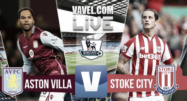 Score Aston Villa - Stoke City in EPL 2015 (0-1)