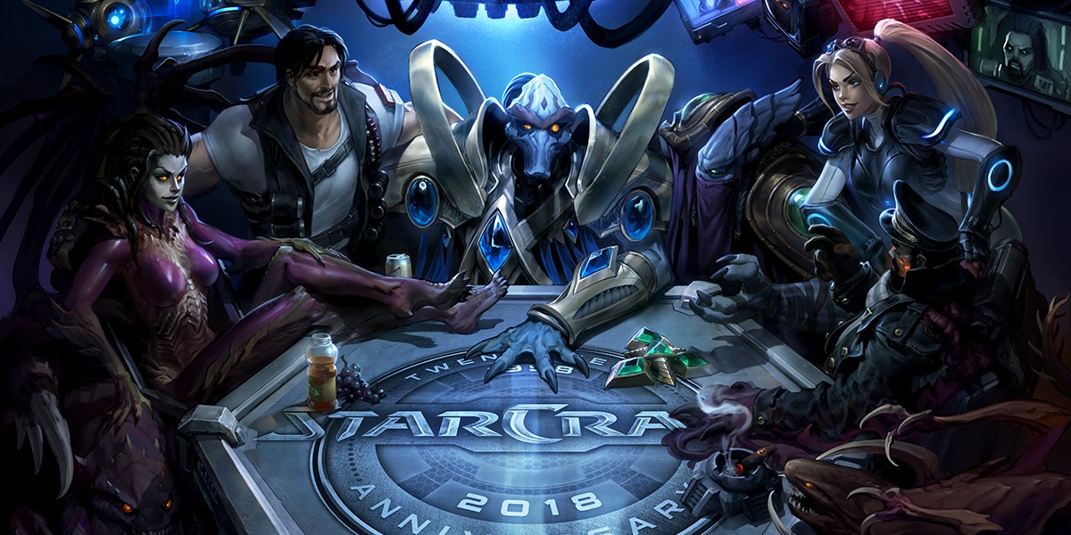 StarCraft comemora 20 anos com
homenagens e recompensas StarCraft comemora 20 anos com
homenagens e recompensas