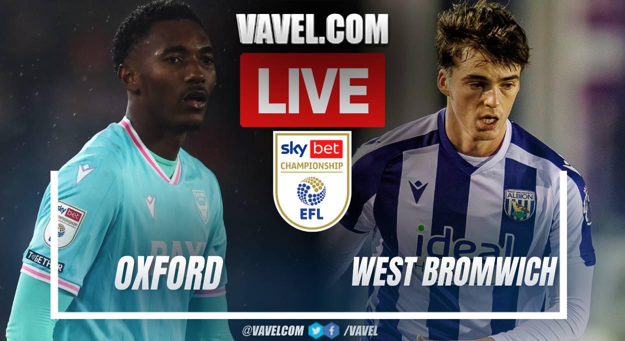 Oxford vs West Bromwich LIVE Score Updates (0-0)