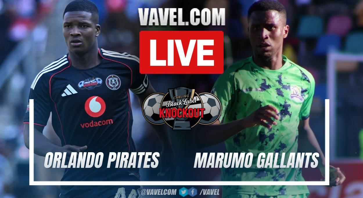 Goal and Highlights of Orlando Pirates 1-0 Marumo Carling Knockout