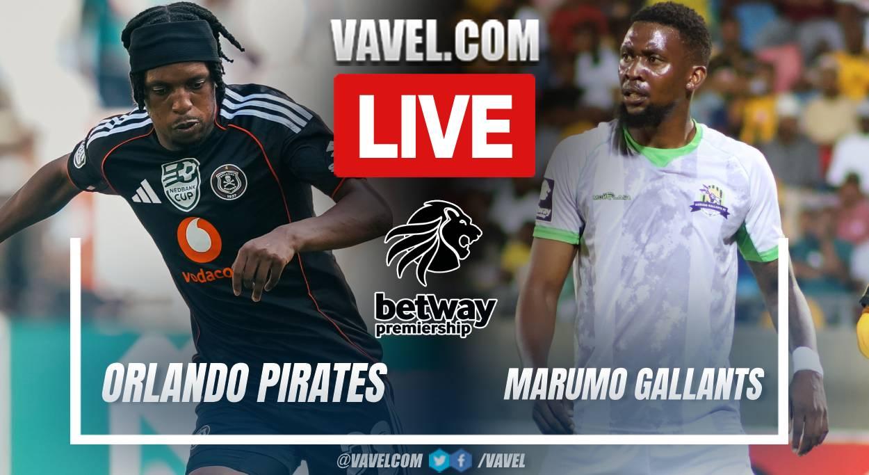 Goals and Highlight Orlando Pirates 3-0 Marumo Gallants in Betway