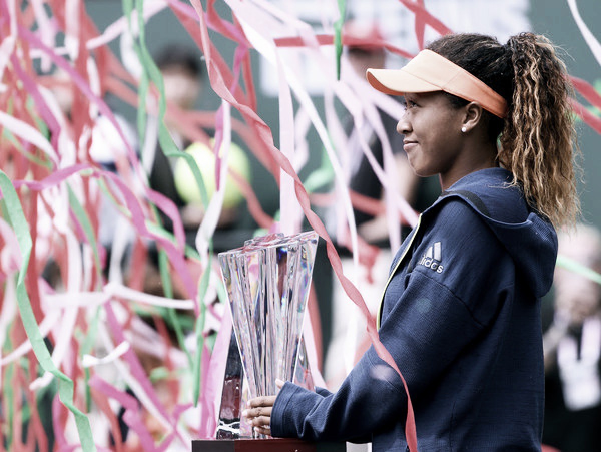Naomi Osaka: "Estoy muy feliz por ganar mi primer título en Indian Wells"