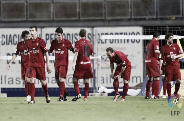 Las Palmas - Osasuna: puntuaciones de Osasuna, jornada 18 de Liga Adelante