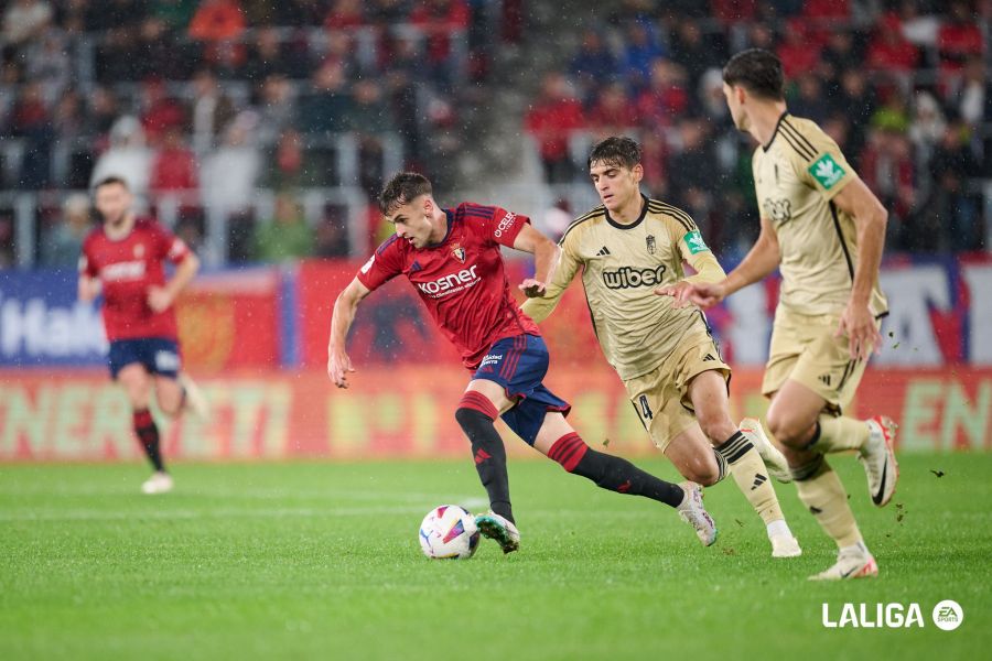 Posiciones de osasuna contra granada club de fútbol