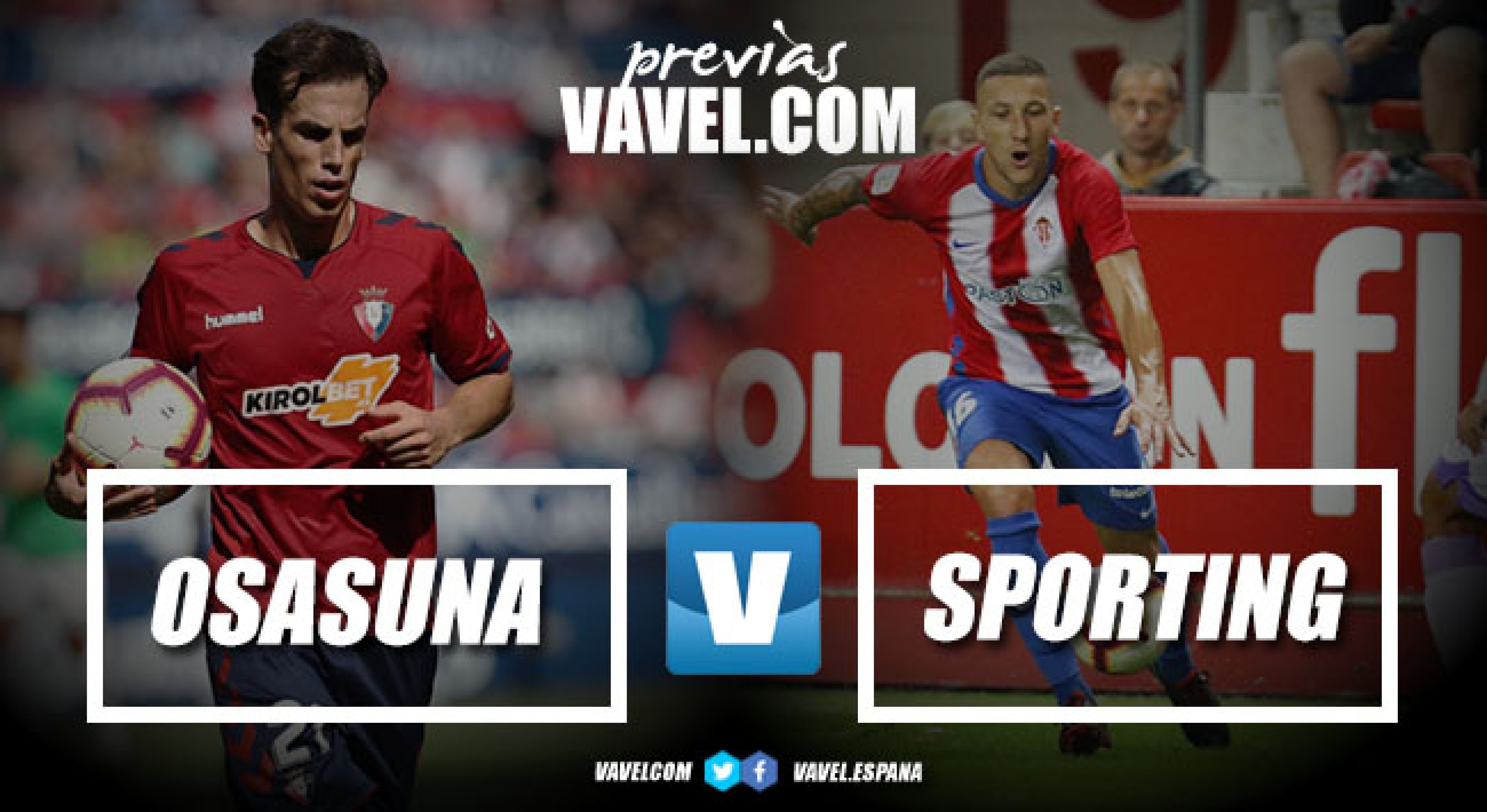 Previa Osasuna - Sporting: un gran duelo frente a un rival peligroso