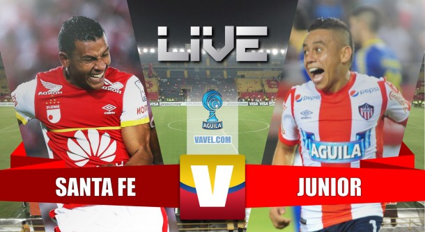 Resultado Santa Fe - Junior en final Copa Águila 2015 (1-0)