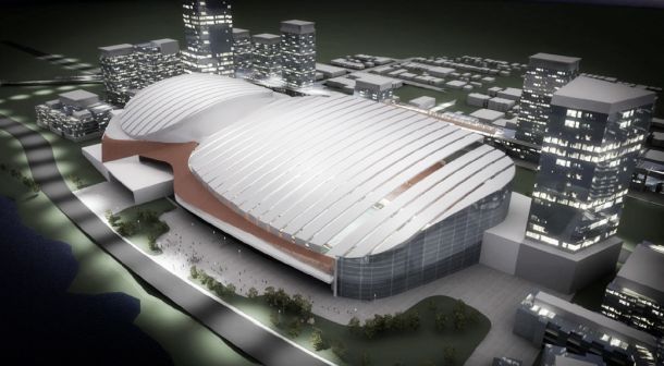 Los Flames enseñan su proyecto para el nuevo complejo deportivo