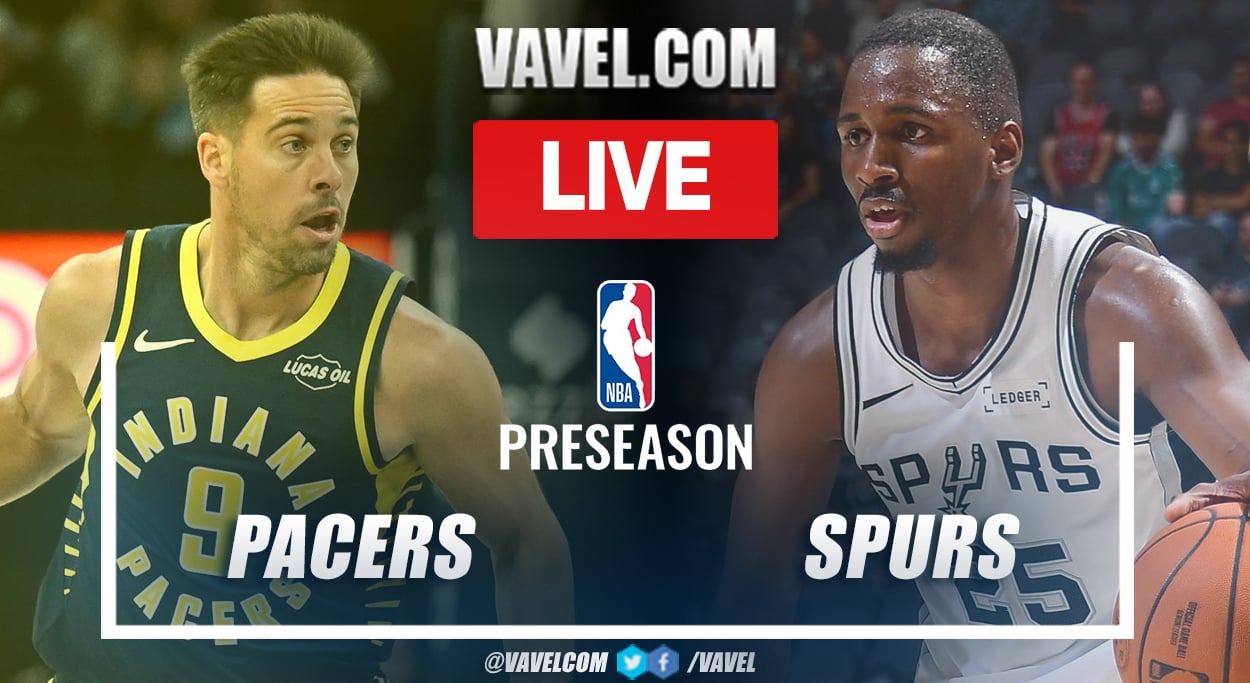 Highlights and points of Pacers 108-124 Spurs en NBA preseason 2025-26