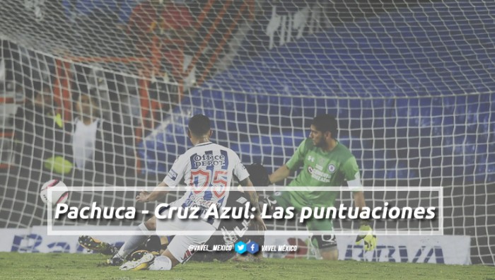 Pachuca 4-0 Cruz Azul; puntuaciones Pachuca (jornada 11)
