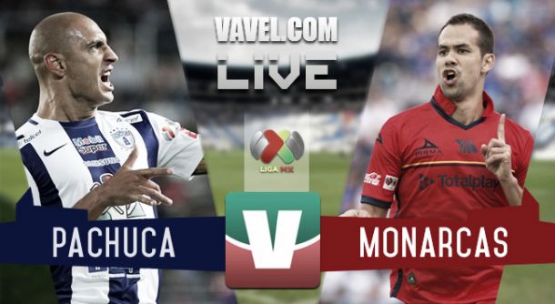 Resultado Pachuca - Monarcas Morelia en Liga MX 2015 (2-0)