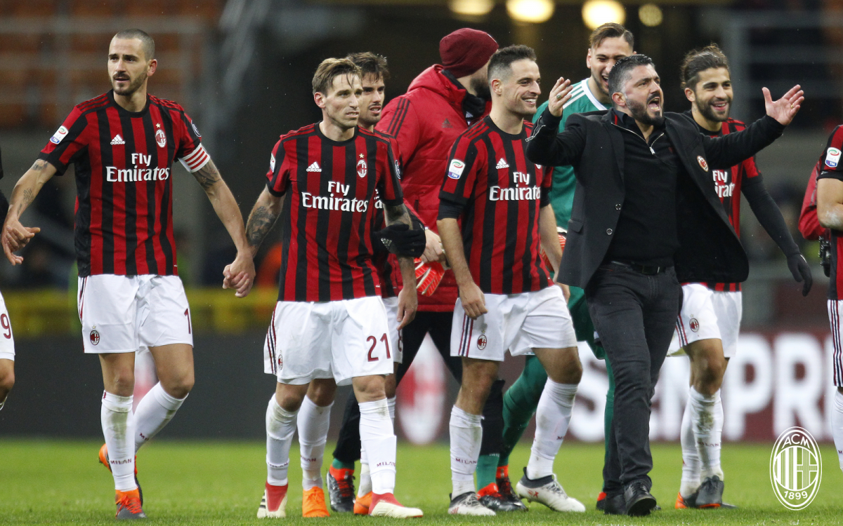 Milan, Gattuso nel post partita: "Siamo contenti ma bisogna guardare avanti"