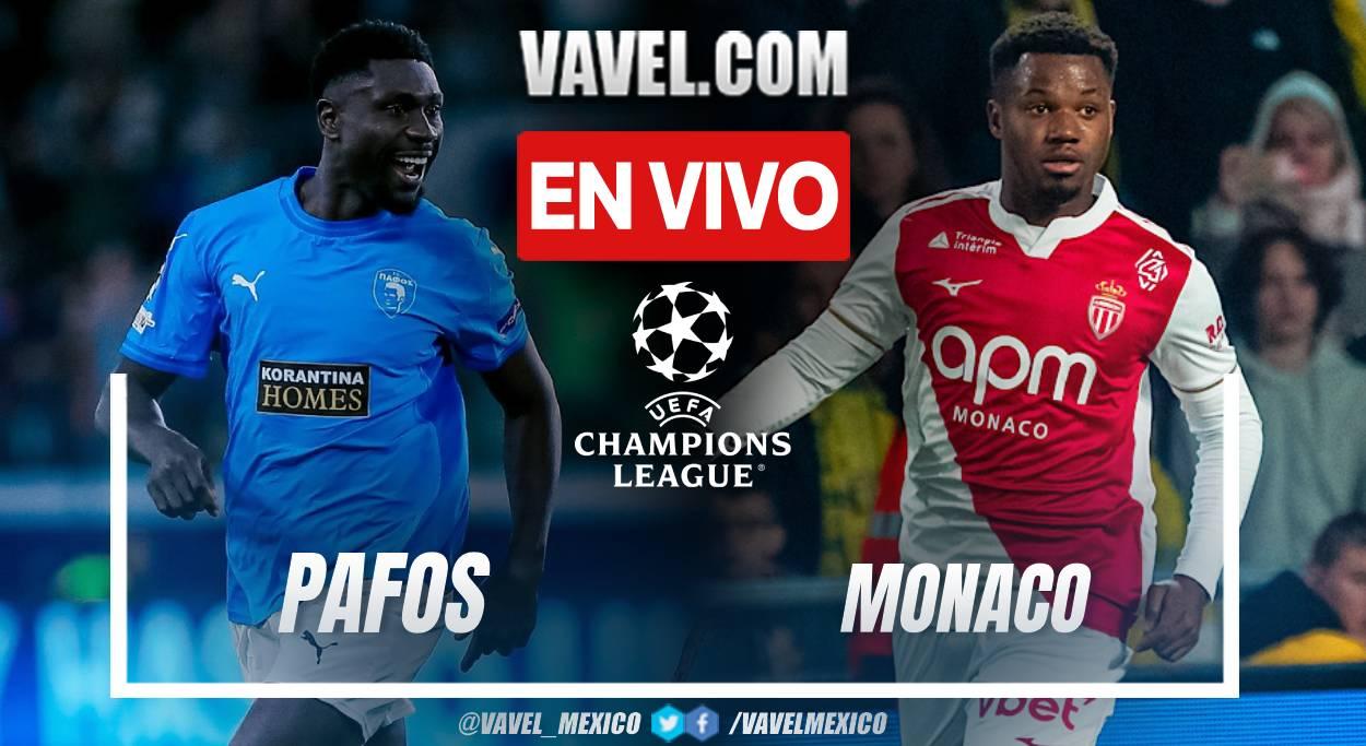 Goles y resumen del Pafos 2-2 Monaco en UEFA Champions League | 26/11 ...