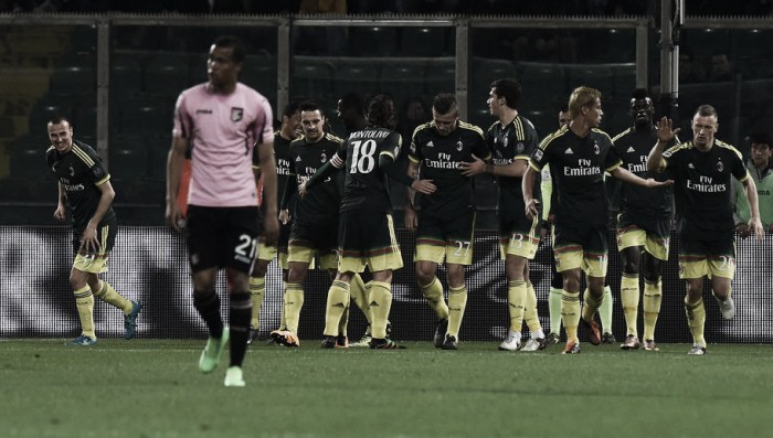 Un passo indietro per il Palermo, rosanero dominati dal Milan