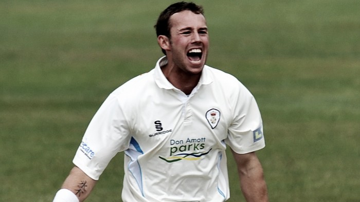 County Championship Division Two: Palladino secures fife-for on day play is at a premium due to adverse weather