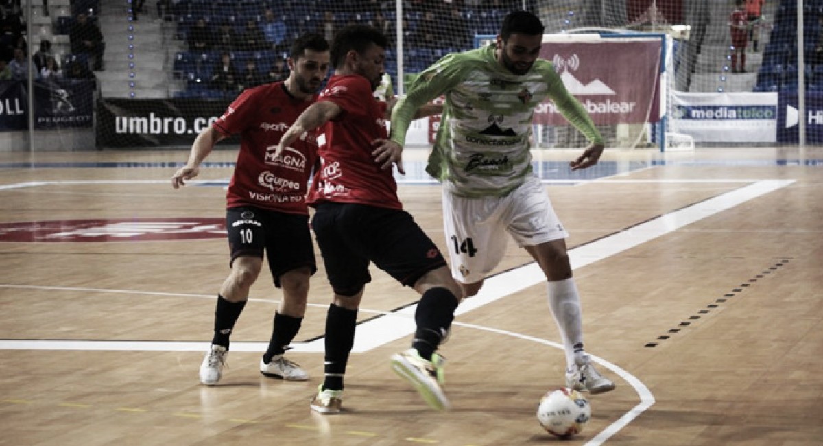 El portero-jugador condena a Palma Futsal