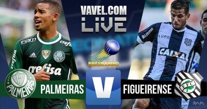 Resultado Figueirense x Palmeiras no Brasileirão 2016 (1-2)