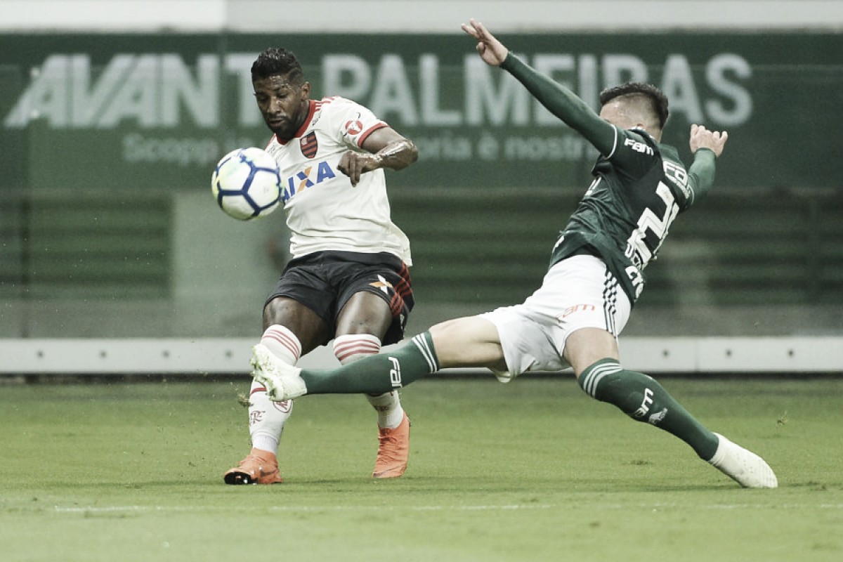 Em jogo de seis expulsões, Palmeiras e Flamengo empatam em jogo elétrico no Allianz Parque