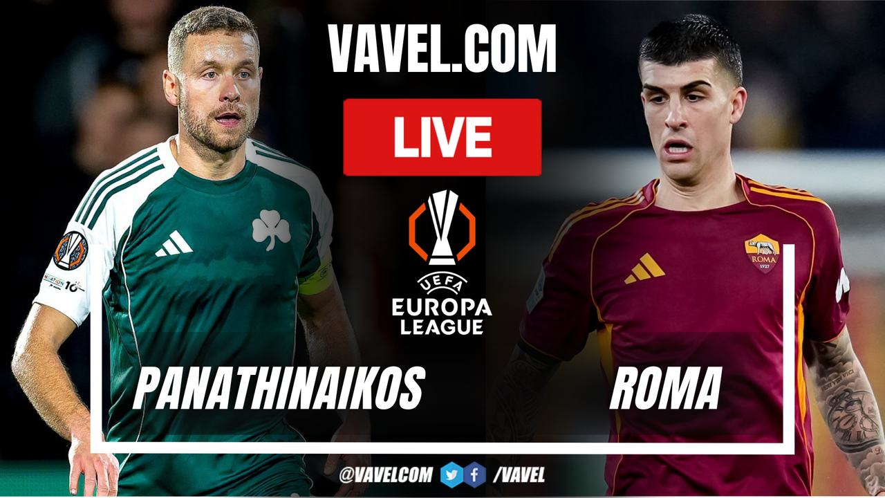 Panathinaikos vs Roma LIVE Score Updates in UEFA Europa League Match