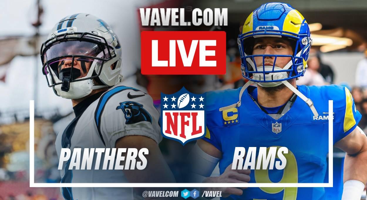 Carolina Panthers vs Los Angeles Rams LIVE Score Updates: The visiting team wins (0-14)