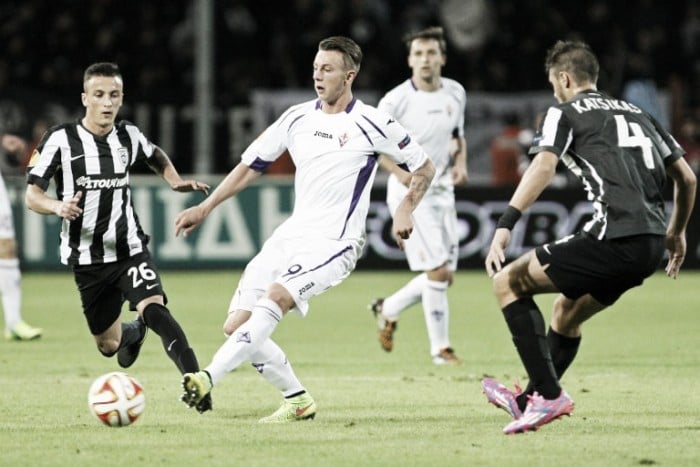 Partita PAOK Salonicco vs Fiorentina in Europa League 2016/17 (0-0)